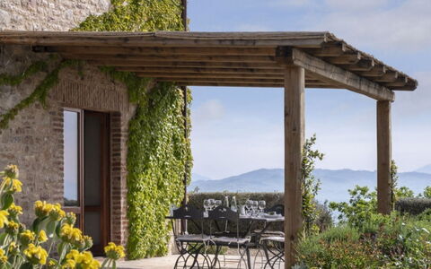 Villa Santa: Arbuste, Mobilier De Jardin, Lot Terre, Jardin, Pot De Fleur, Balcon, Ombre, Aménagement Paysager, Tableau De Plein Air