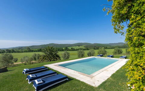 Villa Moscato: Bleu, Piscine, Aménagement Paysager, Biens, Jardin, Pelouse, Mobilier De Jardin, Hacienda, Villa, Cumulus
