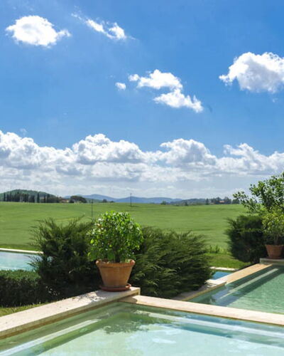 Villa Il Serraglio: Piscine, Jardin, Arbuste, Biens, Lot Terre, Aménagement Paysager, Pelouse, Ferme, Hacienda, Villa