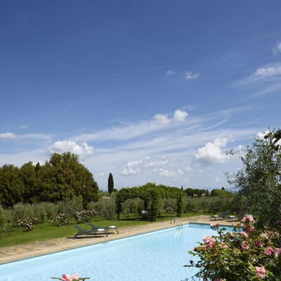 Villa del Riccio: Arbuste, Jardin, Biens, Aménagement Paysager, Hacienda, Villa, Piscine, Plantation, Cour, Ferme