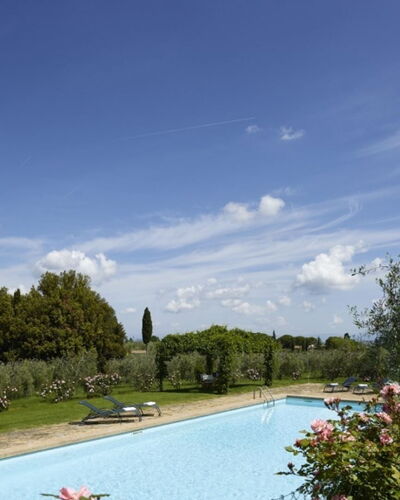 Villa del Riccio: Arbuste, Jardin, Biens, Aménagement Paysager, Hacienda, Villa, Piscine, Plantation, Cour, Ferme