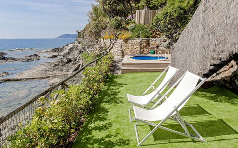 Vistamare: Mobilier De Jardin, Meubles, Chaise, Ombre, Eco Hôtel, Recours, Balcon, Balancelle, Côte, Tableau De Plein Air