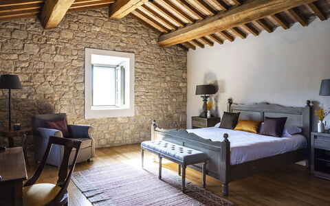 Villa Collinette: Meubles, Design Intérieur, Mur, Bois, Sol, Plafond, Lit, Chambre, Pièce, Éclairage