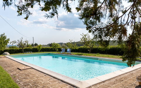 Il Pino Apartment: Piscine, Composite, Recours, Jardin, Ombre, Caractéristique De L'Eau, Aménagement Paysager, Eco Hôtel, Mobilier De Jardin, Arrière-Cour