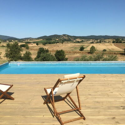Poggio Cavallino Private Pool, Wifi, Maremma: Piscine, Mobilier De Jardin, Recours, Meubles, Balancelle, Eco Hôtel, Ombre, Dur, Chaise, Tache De Bois