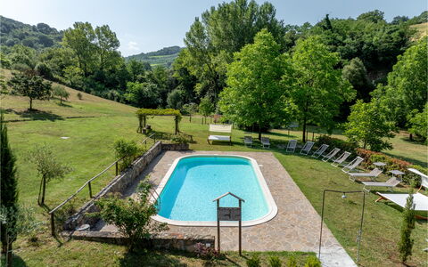 Montaione Country House Amarrante, Pool, Ac: Arbre, Piscine, Jardin, Ombre, Arrière-Cour, Recours, Eco Hôtel, Cour, Pelouse, Thermes