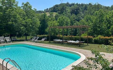 Montaione Country House Amarrante, Pool, Ac: Piscine, Mobilier De Jardin, Recours, Ombre, Thermes, Eco Hôtel, Loisir, Jardin, Hacienda, Aménagement Paysager