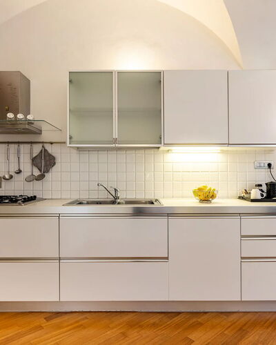 Casa Garibaldi - Levanto: Cuisine, Appareil De Cuisine, Design Intérieur, Principaux Appliance, Comptoir, Sol, Cabinetry, Bois, Électroménager, Meubles