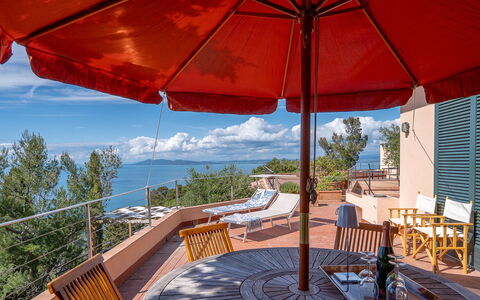 Ca' Nelly: Meubles, Mobilier De Jardin, Chaise, Ombre, Recours, Mer, Eco Hôtel, Océan, Tableau De Plein Air, Balcon