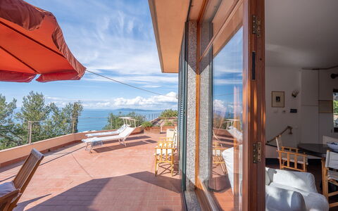 Ca' Nelly: Eco Hôtel, Océan, Tache De Bois, Recours, Balcon, Chaise, Villa, Plante D'Appartement, Appartement Penthouse