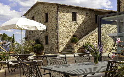 Torre Antica: Meubles, Chaise, Table, Domicile, Mobilier De Jardin, Tableau De Plein Air, Table Cuisine Et Salle A Manger, Balcon, Pot De Fleur, Chalet