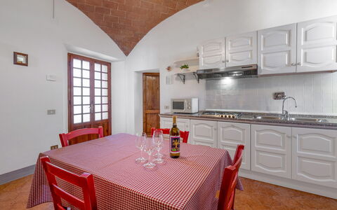 Logement:&nbsp;Rustico Apartment With Pool, Casole D'elsa