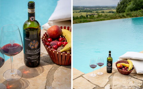 In the Heart of Chianti, Pool, Wifi, View - Lillia: Drinkware, Verres À Pied, Verre De Vin, Du Vin, Bar