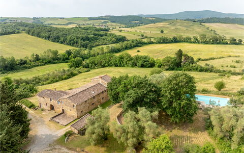 In the Heart of Chianti, Pool, Wifi, View - Lillia: Herbe, Prairie, Paysage, Lot Terre, Zone Rurale, Plaine, Biens, Établissements Humains, Ferme, Prairie