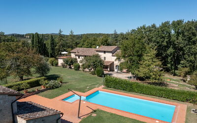 Casale del Timignano, Private Villa with Huge Gard: Maison, Domicile, Établissements Humains, Biens, Hacienda, Ferme, Villa, Manoir, Aménagement Paysager, Piscine