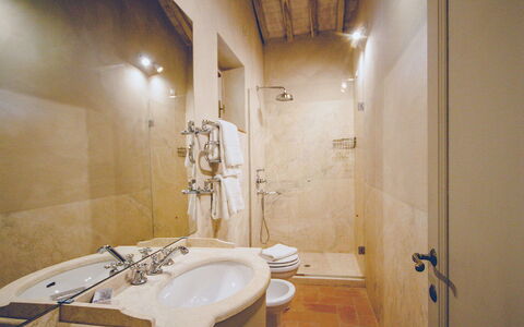 Villa Petrosa: Your Private Escape Overlooking the: Design Intérieur, Sol, Mur, Sol, Luminaire Plomberie, Plafond, Meubles, Salle De Bains, Éclairage, Pièce