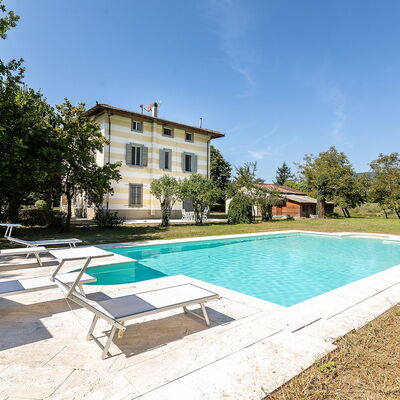 Villa Amelia: Bleu, Piscine, Maison, Domicile, Biens, Recours, Mobilier De Jardin, Villa, Jardin, Manoir