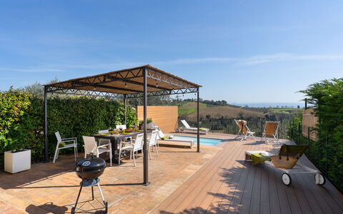 Casa Meletta: Meubles, Mobilier De Jardin, Ombre, Table, Jardin, Chaise, Tableau De Plein Air, Structure En Plein Air, Patio, Arrière-Cour