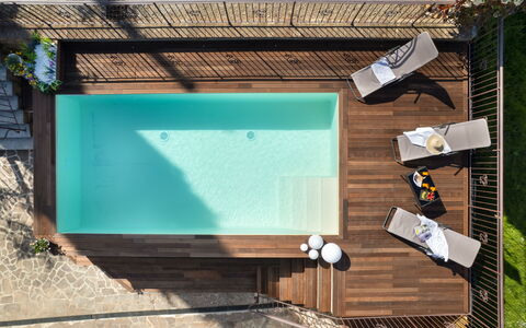 Villa Gori: Bois, Piscine, Sol, Composite, Mobilier De Jardin, Plate-Forme, Eco Hôtel, Loisir, Recours, Dur