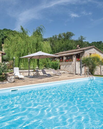 Casa Rosmarino, Ac, Wifi, Narni: Piscine, Recours, Mobilier De Jardin, Eco Hôtel, Thermes, Caractéristique De L'Eau, Arrière-Cour, Ville Resort, Villa, Hacienda