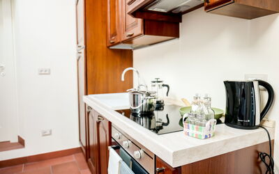 Appartamento Etruria: Appareil De Cuisine, Cuisine, Comptoir, Principaux Appliance, Cabinetry, Bois, Meubles, Design Intérieur, Sol, Petit Appareil