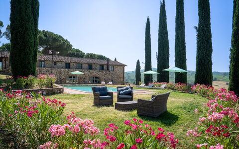 Passignano: Jardin, Aménagement Paysager, Villa, À Feuilles Persistantes