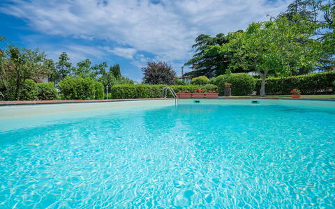Il Campino, Pool, Montaione: Bleu, L'Eau, Piscine, Composite, Recours, Loisir, Caractéristique De L'Eau, Eco Hôtel, Ombre, Aménagement Paysager