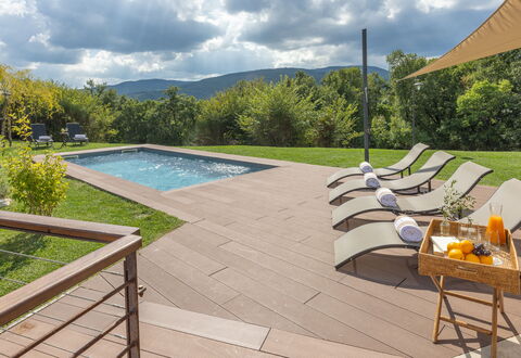 Villa Airone Tegoni, Pool, Radicondoli: Mobilier De Jardin, Piscine, Composite, Plate-Forme, Parquet, Dur, Dalle, Ombre, Jardin, Balancelle