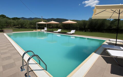 Villa Diamante: Piscine, Recours, Composite, Ombre, Eco Hôtel, Mobilier De Jardin, Chaise, Tuile, Caractéristique De L'Eau, Balancelle