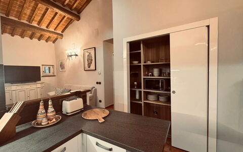 Casa Castelli: Design Intérieur, Sol, Meubles, Bois, Plafond, Comptoir, Cabinetry, Cuisine, Sol, Éclairage