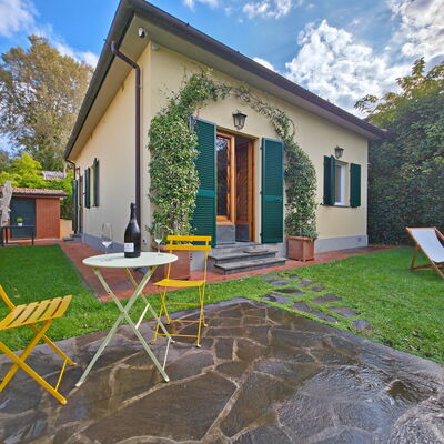 Villetta Tonfano: Porte, Domicile, Jardin, Chalet, Pelouse, Arrière-Cour, Vélo, Cour, Aménagement Paysager