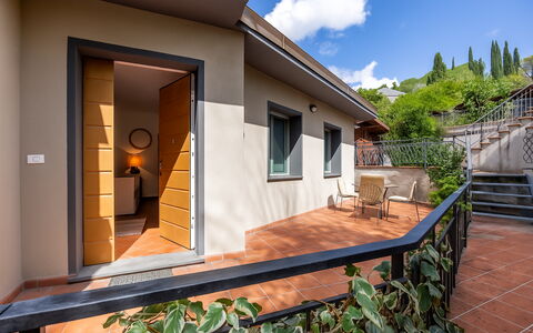 Il Ferrone Apartment with Garden - Greve in Chiant: Domicile, Architecture, Tache De Bois, Biens, Dur, Balcon, Eco Hôtel, Conception, Plate-Forme, Daylighting