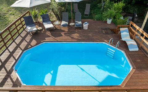 Podere la Botte, Pool, Lari: Piscine, Composite, Mobilier De Jardin, Loisir, Eco Hôtel, Tache De Bois, Ombre, Dur, Recours, Conception