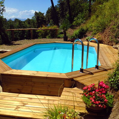 Podere la Botte, Pool, Lari: Bois, Loisir, Piscine, Tache De Bois, Dur, Arrière-Cour, Eco Hôtel, Planche, Mobilier De Jardin