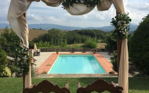 Villa Medicea Lo Sprocco: Un Événement, Pot De Fleur, Jardin, La Cérémonie, Arrière-Cour, Ombre, Cour, Plante D'Appartement