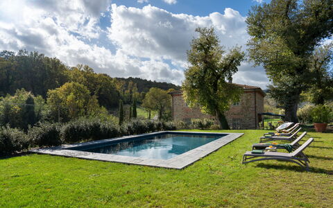 La Morella: Piscine, Jardin, Biens, Arrière-Cour, Mobilier De Jardin, Aménagement Paysager, Pelouse, Cour, Ferme, Hacienda