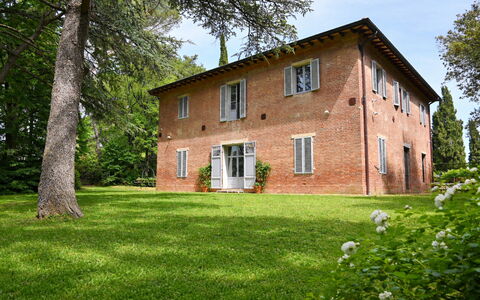 Casale Il Rondò, Private Pool, Città della Pieve: Herbe, Arbre, Arbuste, Domicile, Maison, Biens, Chalet, Lot Terre, Ferme