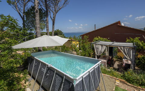 La Torre sul Ponte, Seaview, Garden: Piscine, Composite, Ombre, Loisir, Recours, Eco Hôtel, Mobilier De Jardin, Arrière-Cour, Plante D'Appartement