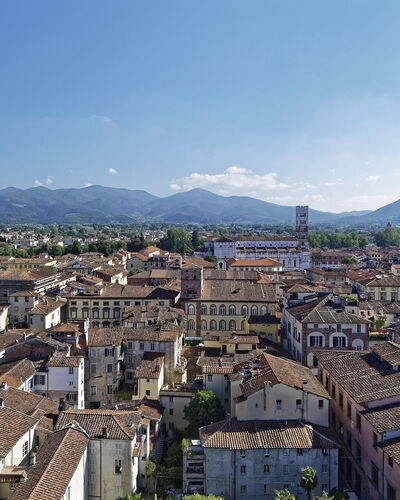 La Casa degli Artisti, Jacuzzi, Marliana: Jour, Zone Urbaine, Ville, Zone Résidentielle, Colline, Toit, Ville, Horizon, Quartier, Paysage