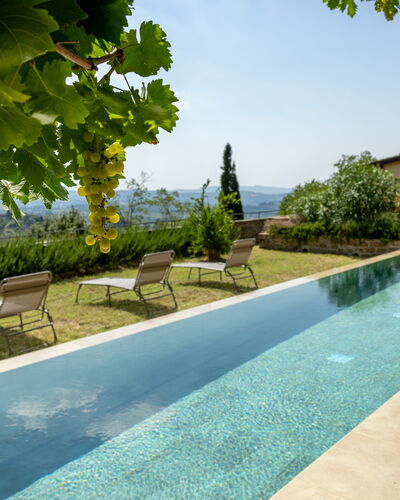 Villa Il Casalino, Florentine Hills with Pool: Piscine, Composite, Jardin, Aménagement Paysager, Biens, Caractéristique De L'Eau, Eco Hôtel, Hacienda, Villa, Dalle