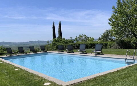 Podere i Prati: Bleu, Piscine, Mobilier De Jardin, Recours, Ombre, Balancelle, Jardin, Aménagement Paysager, Biens, Eco Hôtel