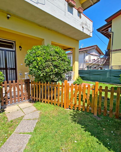 Casa Serena: Maison, Domicile, Jardin, Pelouse, Clôture, Arrière-Cour, Cour, Aménagement Paysager, Ombre, Accueil Escrime