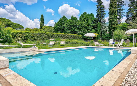 Villa Church: Bleu, Piscine, Recours, Jardin, Mobilier De Jardin, Loisir, Eco Hôtel, Aménagement Paysager, Ombre, Caractéristique De L'Eau