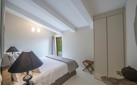 Villa del Fattore: Meubles, Design Intérieur, Lit, Chambre, Mur, Sol, Sol, Bois, Plafond, Pièce