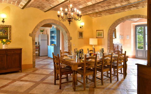 Villa Ghirlanda: Meubles, Design Intérieur, Chaise, Mur, Sol, Table, Plafond, Bois, Salle À Manger, Sol