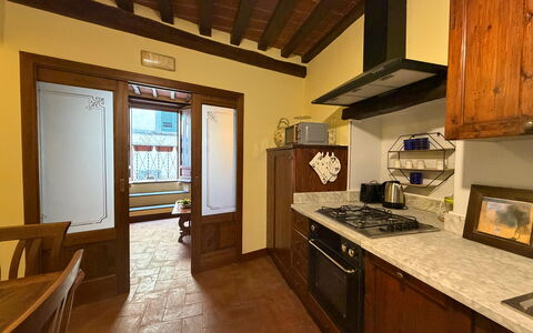 Terrazzino Margherita: Sol, Design Intérieur, Bois, Sol, Plafond, Comptoir, Meubles, Éclairage, Cuisine, Cabinetry