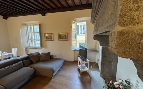 Casa Anna 13: Bois, Sol, Design Intérieur, Meubles, Sol, Plafond, Pièce, Salon, Parquet, Chaise