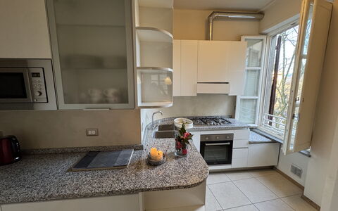 Casa Anna 13: Cuisine, Appareil De Cuisine, Comptoir, Principaux Appliance, Sol, Design Intérieur, Cabinetry, Électroménager, Sol, Éclairage