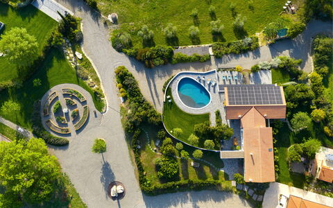 Villa Ombrone: Paysage, Design Urbain, Jardin, Piscine, Vue Du Ciel, Aménagement Paysager, Biens, Pelouse, Conception, Parc