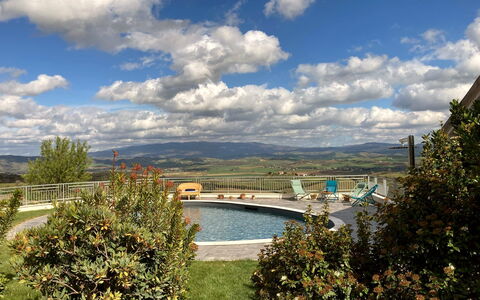 Villa Ombrone: Paysage, Mobilier De Jardin, Tableau De Plein Air, Piscine, Aménagement Paysager